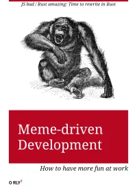 Meme-Driven Development Book